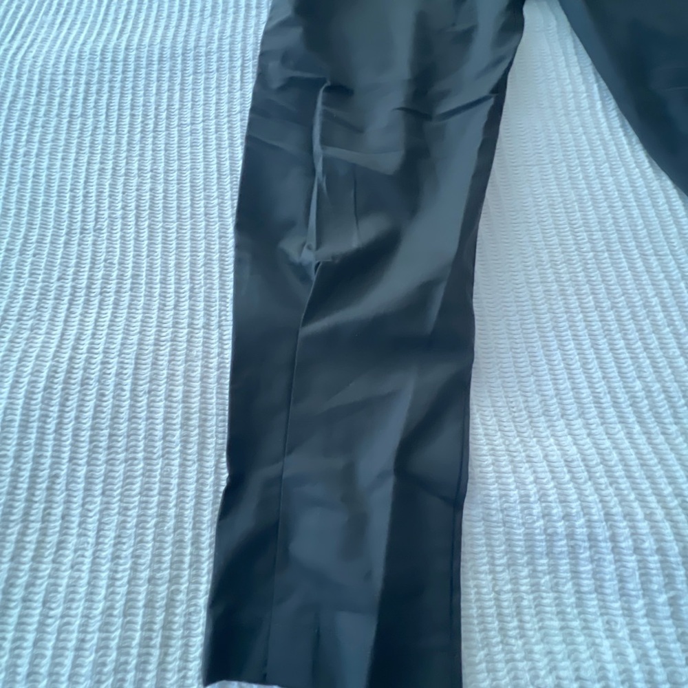 Oblique Creation Chic Black Pants with Gold Zipper Size 00 - Picture 10 of 12